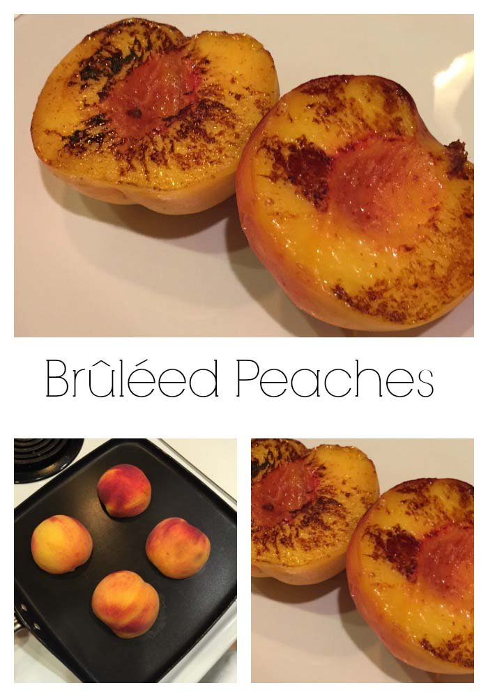 Recipe Image: Bruleed Peaches